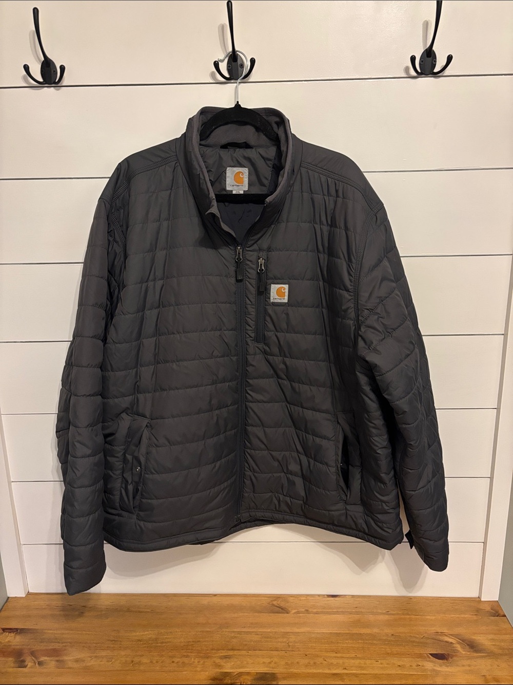 Carhartt Men's Quilted Insulated Jacket - Gray